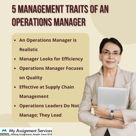 5 management traits of an operations manager