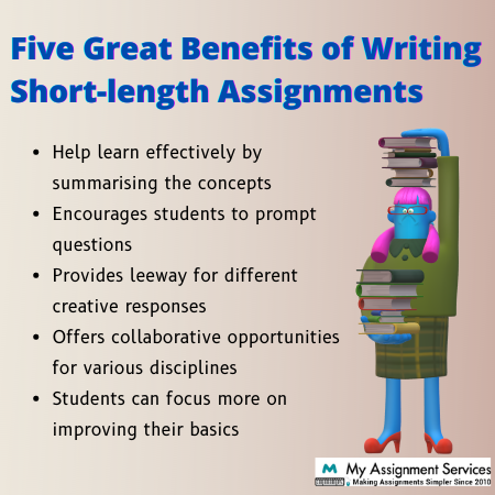 five great benifits of writing short lenght assihnment