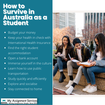 how to survive in Australia as a student