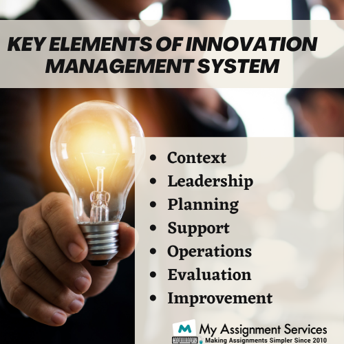 key elements of innovation management system