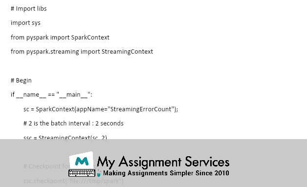 programming assignment sample at my assignment services
