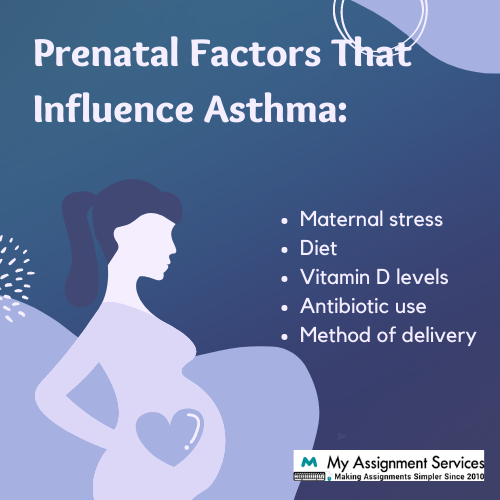 prenatal factors that influence asthma