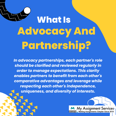 advocacy and patnership