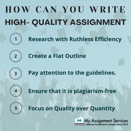 write high quality assignment