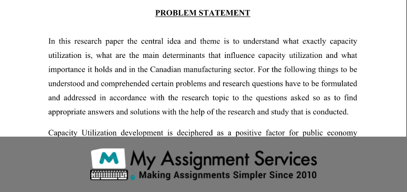 problem statement research sample