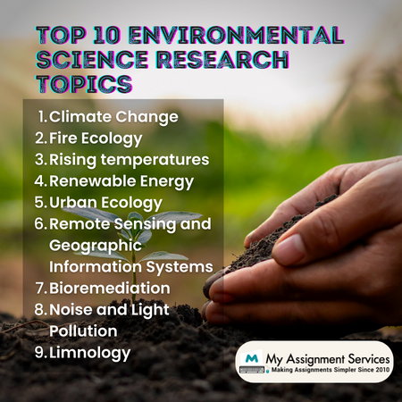 Environmental science research topic