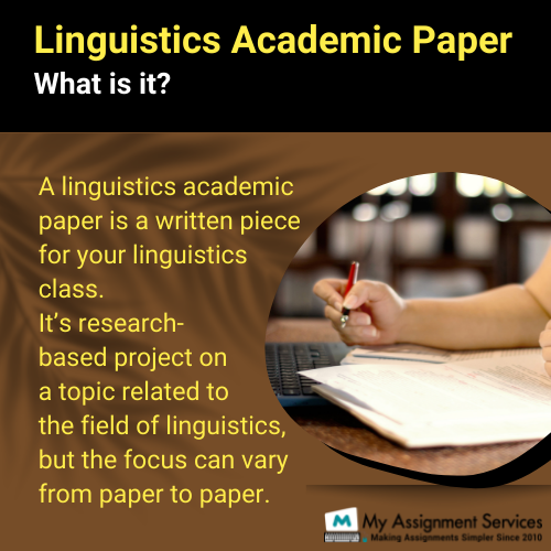 Linguistics academic paper