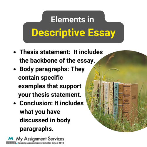 elements in descriptive essay