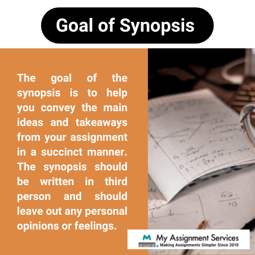 Goal of Synopsis