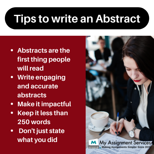 Tips to write an abstract