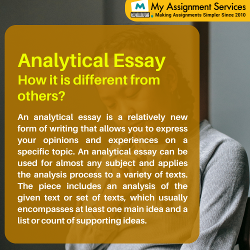 How the analytical essay is different from others