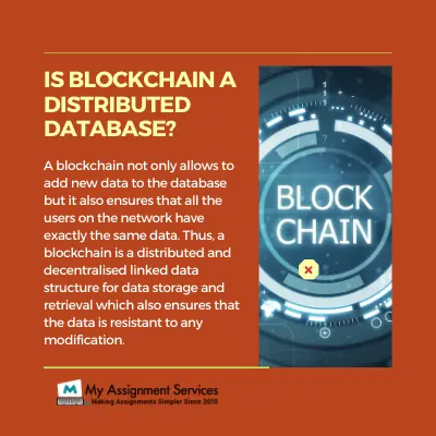 distributed database in blockchain