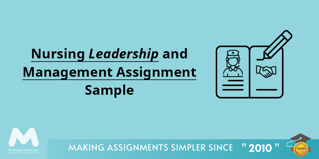 nursing assignment sample leadership and management