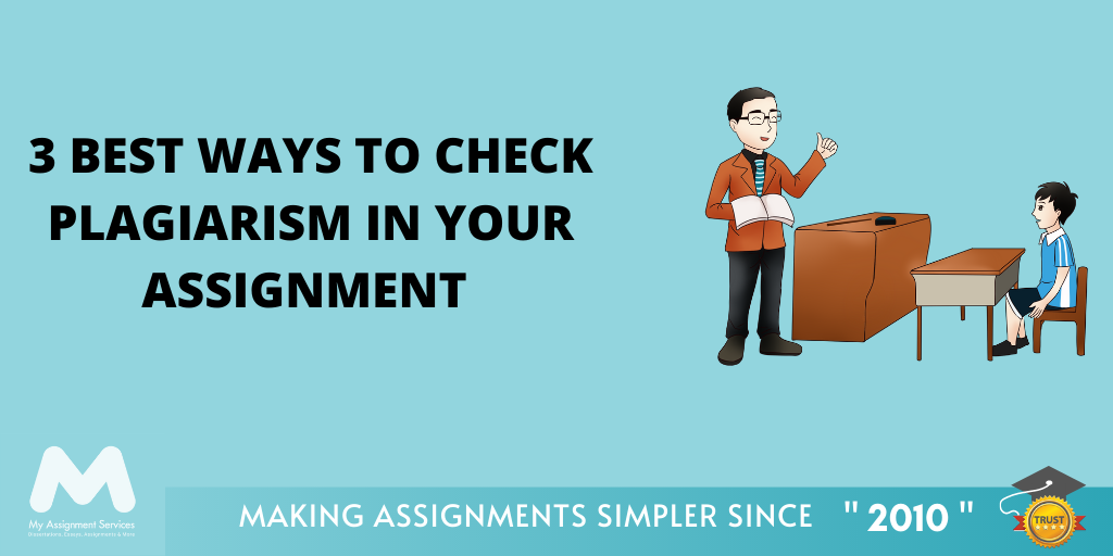 check free plagiarism in an assignment