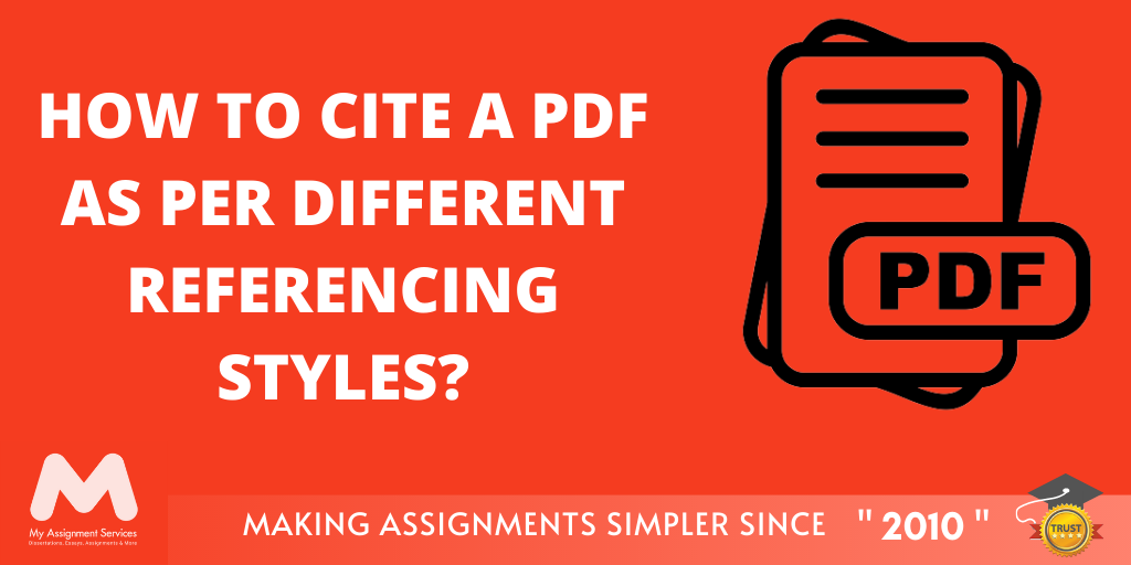 How to Cite A PDF as Per Different Referencing Styles?