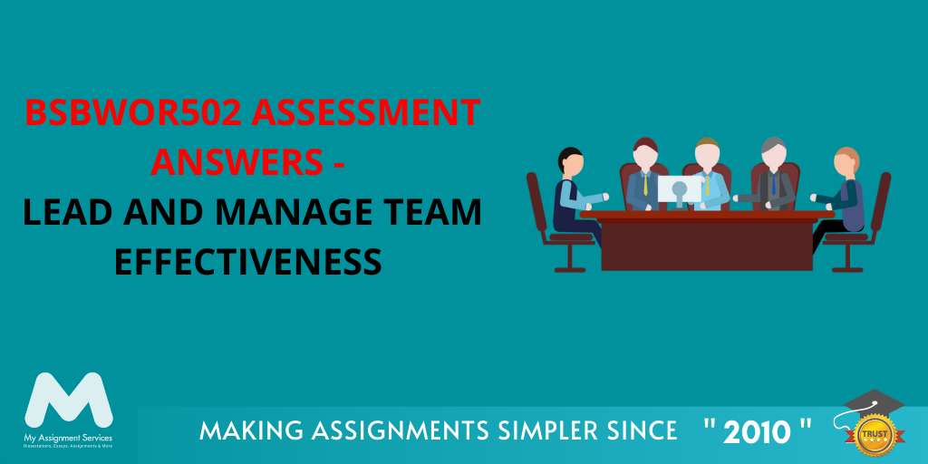 BSBWOR502--Assessment Answers-Lead-And-Manage-Team-Effectiveness