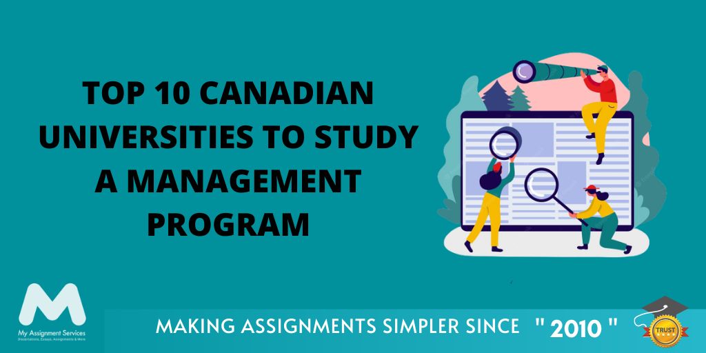 Top 10 Canadian Universities to Study a Management Program